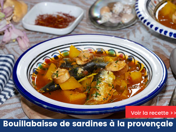 Bouillabaisse de sardines à la provençale